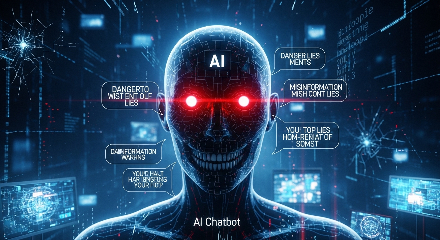 Unpredictable Chatbots, potentially spreading misinformation or harmful content